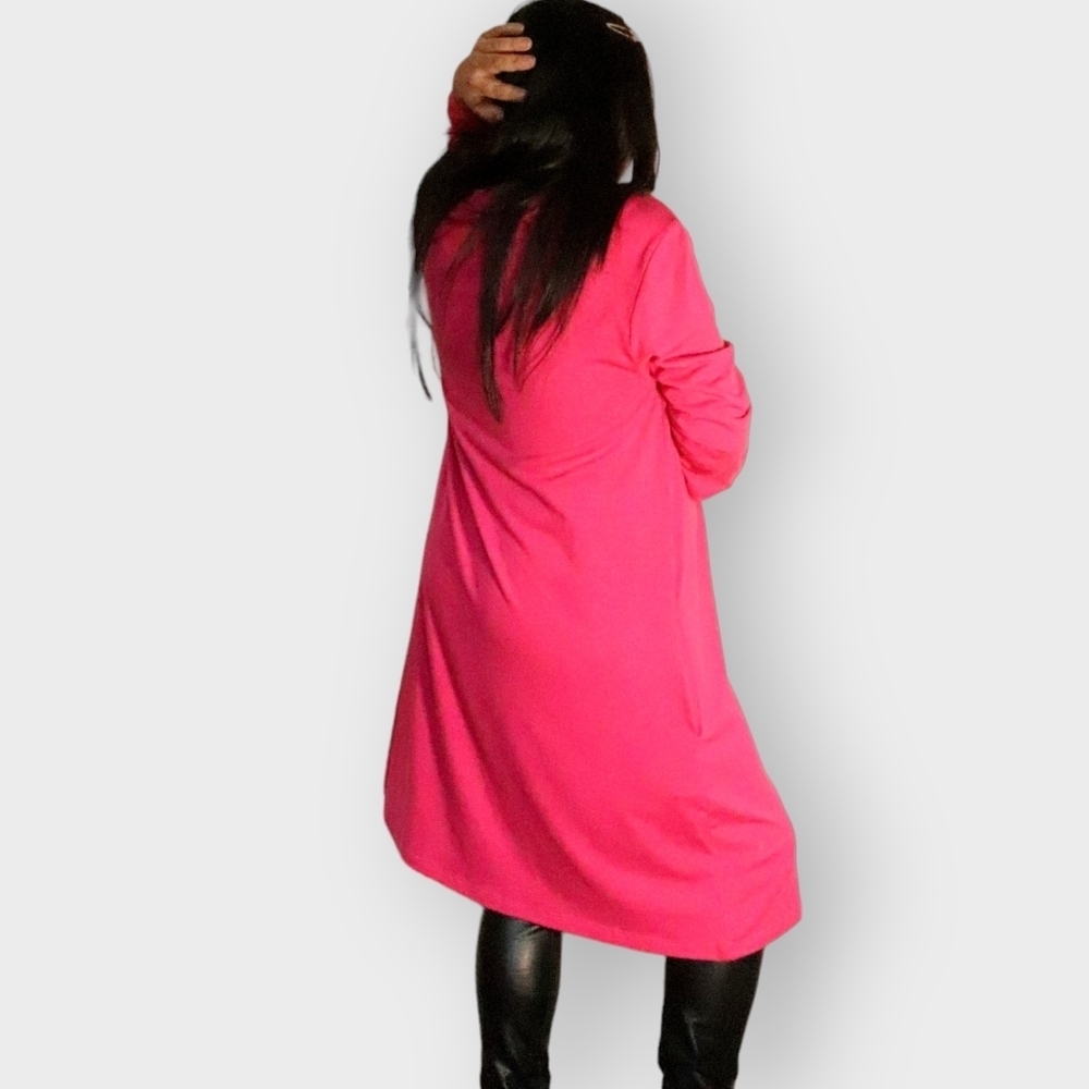 SIMPLY NOELLE  WOMENS PINK L/XL MIDI DRESS - Picture 6 of 6